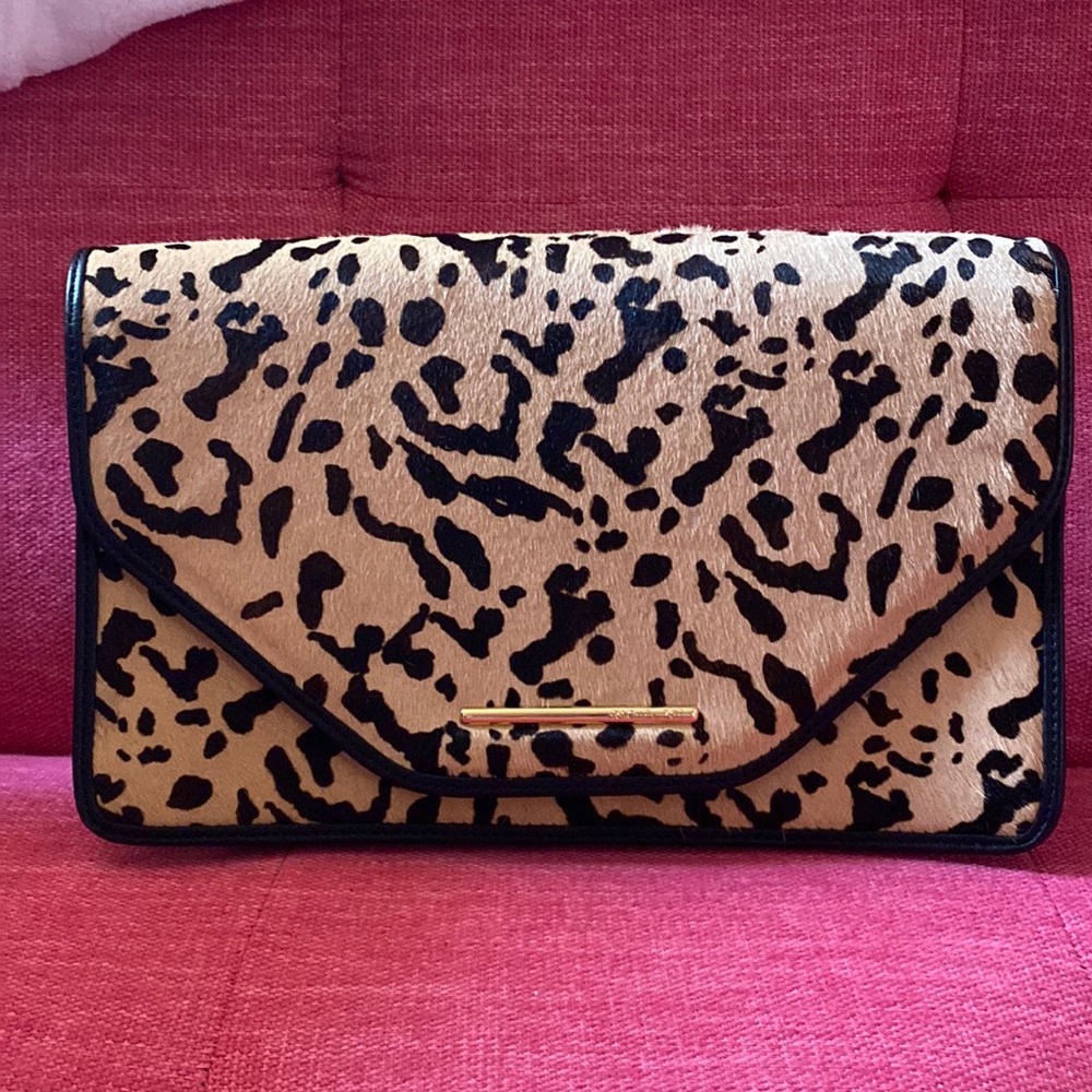 Rachel Zoe Charlotte Leopard Purse